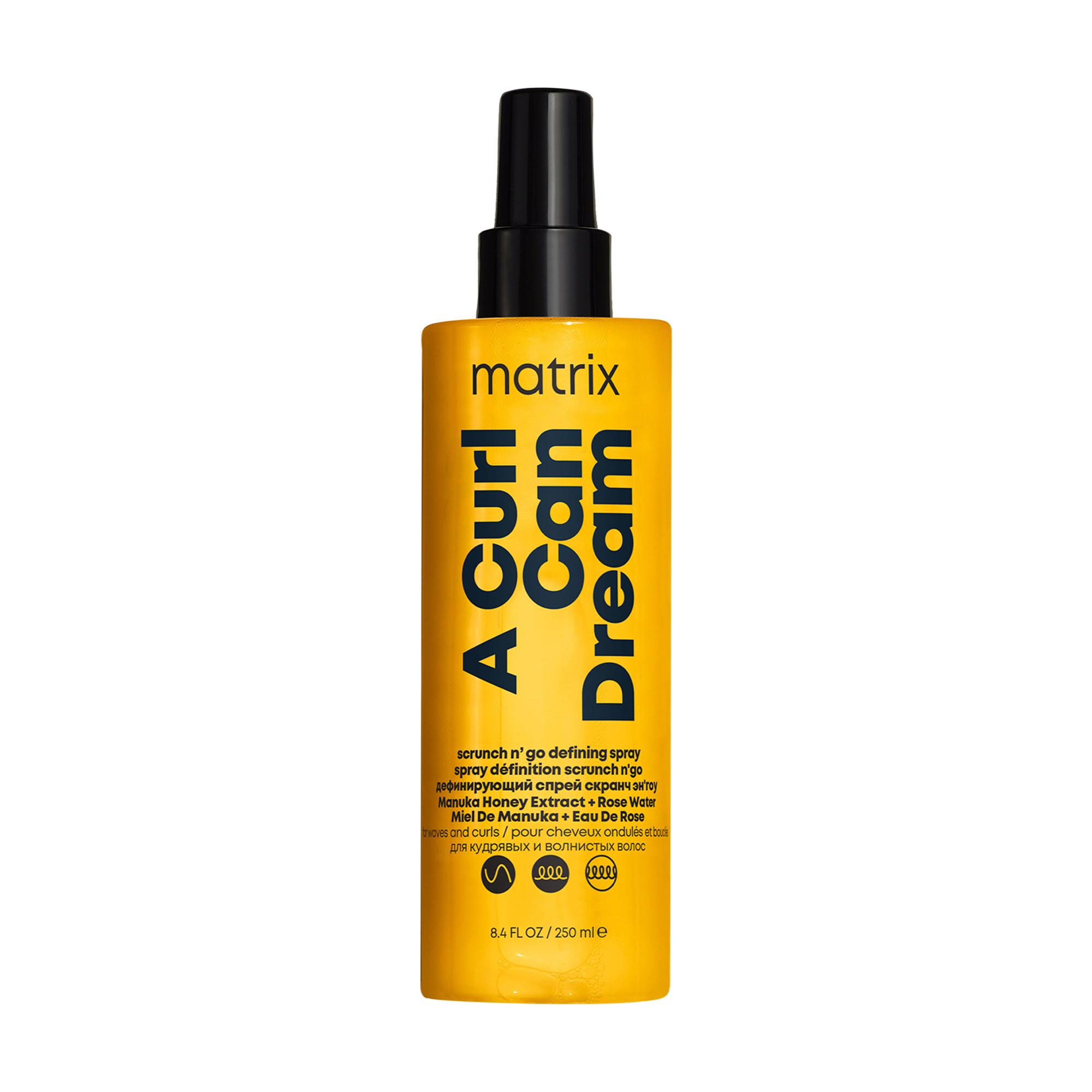 Спрей Matrix Total Results A Curl Can Dream Spray Definition Scrunch N'Go для підкреслення завитків кучерявого волосся, 250 мл